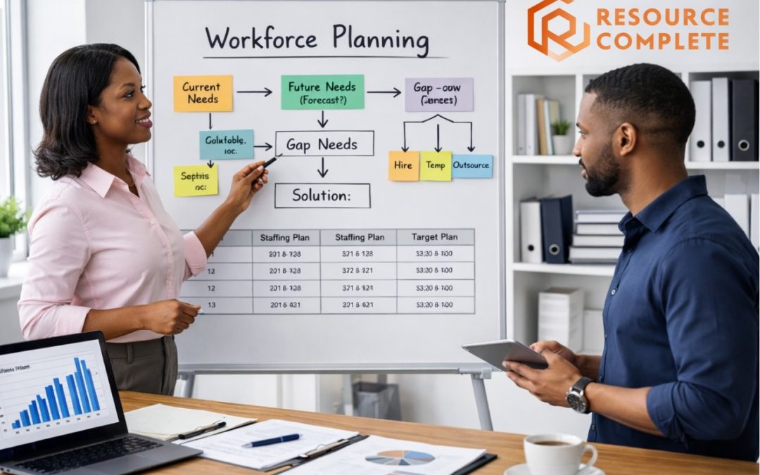 Resource Complete workforce planning support for small businesses to forecast staffing needs and hire at the right time