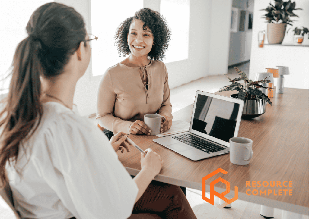 Candidate preparing for recruitment consultant interview questions before a professional screening call.